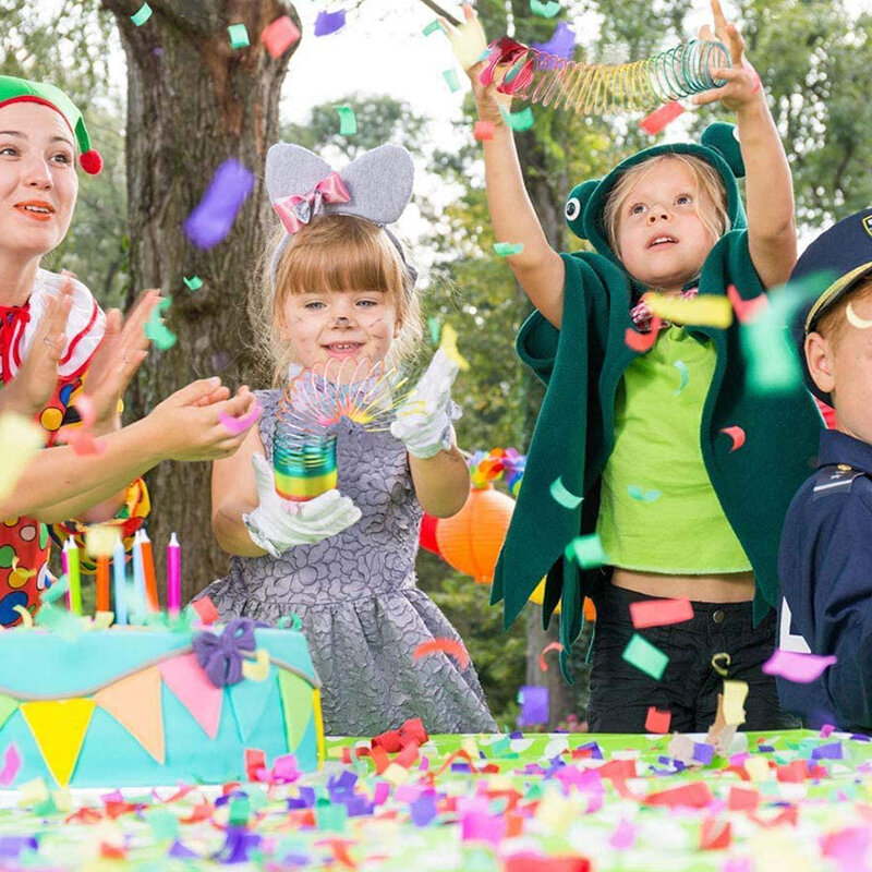 Rainbow Magic Neon Spring Toys, Classic Novelty Fidget, Stress Toys, Party Supplies, Meninos, Meninas, Páscoa, Dia das Bruxas, Presente de Natal, 1 Pc, 3Pcs