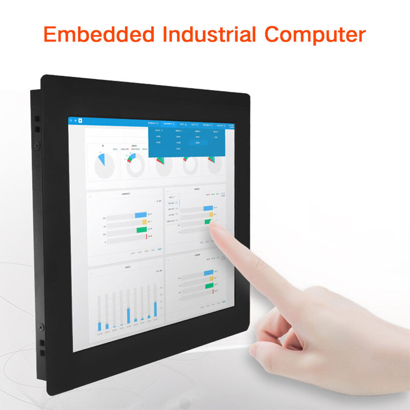 Mini tableta industrial de 15,6 "y 14 pulgadas, ordenador de escritorio con pantalla táctil, Intel Core i3-3217U, todo en uno, con Win10 pro, WiFi