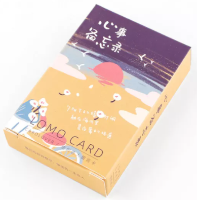 52mm x 80mm feliz humor papel lomo cartão (1 pacote = 28 peças)