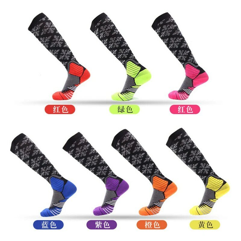 Men And Women Outdoor Sports Cycling Football Compression Socks Compression Base Socks Cycling Basketball Natural Hiking
