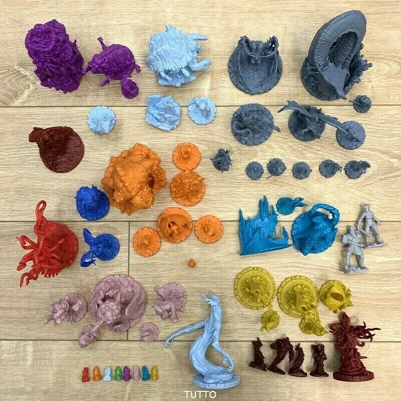 Muito Jogo de Tabuleiro Miniaturas Modelo Kits de Brinquedos Monstros Wargame Zombie Figuras de Papel Que Joga Para O Menino