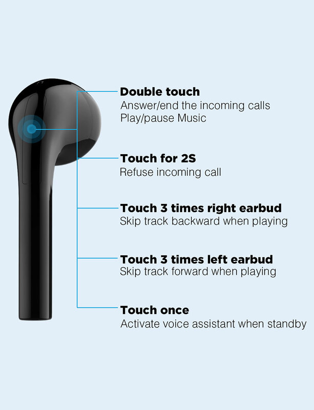 Cowin KY07 wysokiej jakości Tws słuchawki bezprzewodowe Bluetooth 5.0 słuchawki Mini słuchawki douszne z mikrofonem wodoodporne sportowe słuchawki na telefon