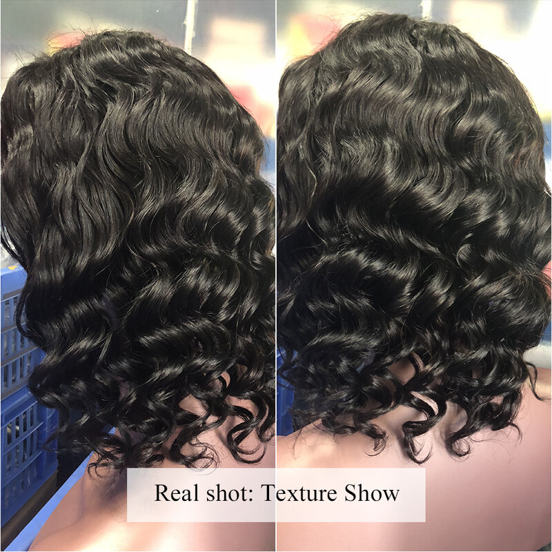 Perruque Lace Front Wig brésilienne naturelle ondulée-DJSbeauty | Cheveux bouclés, nœuds décolorés, pre-plucked, pour femmes