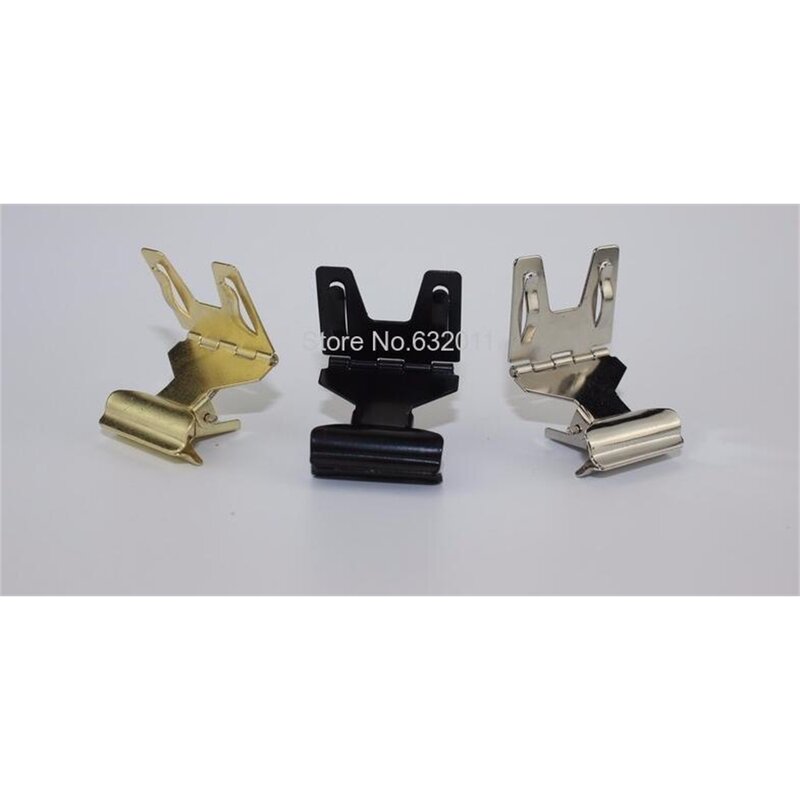 Zwart Verzilverd Gold Metal Pop Clip Teken Etikethouder Prijs Card Clip Prijskaartje Kaarthouder Prijs Prater Kaart display Rack