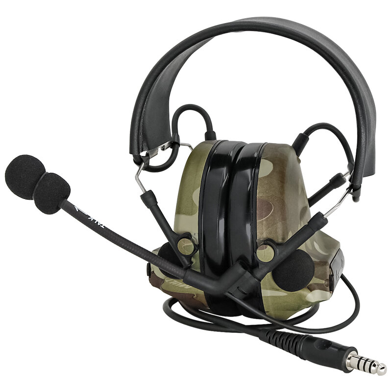 COMTAC II elektroniczny zestaw słuchawkowy Tactical Pickup redukcja szumów Comtac ochrona słuchu nauszniki wojskowe Airsoft polowanie zestaw słuchawkowy