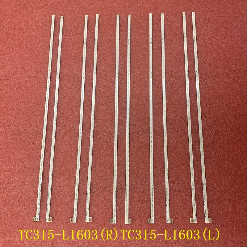 2 pces led backlight strip para saturn tv led32nf 32e9b TC315-L1603 (r)-VA-XP01 TC315-L1603 (l)