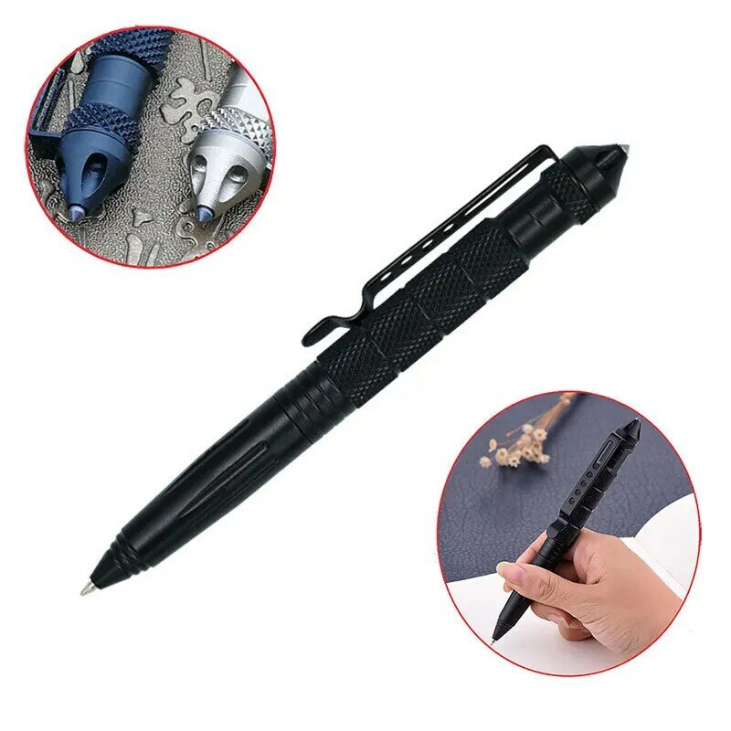 Self-Defense Tactical Pen, Segurança Pessoal, Armas de Proteção, Emergency Glass, Breakon Survival Tool, Anti Skid