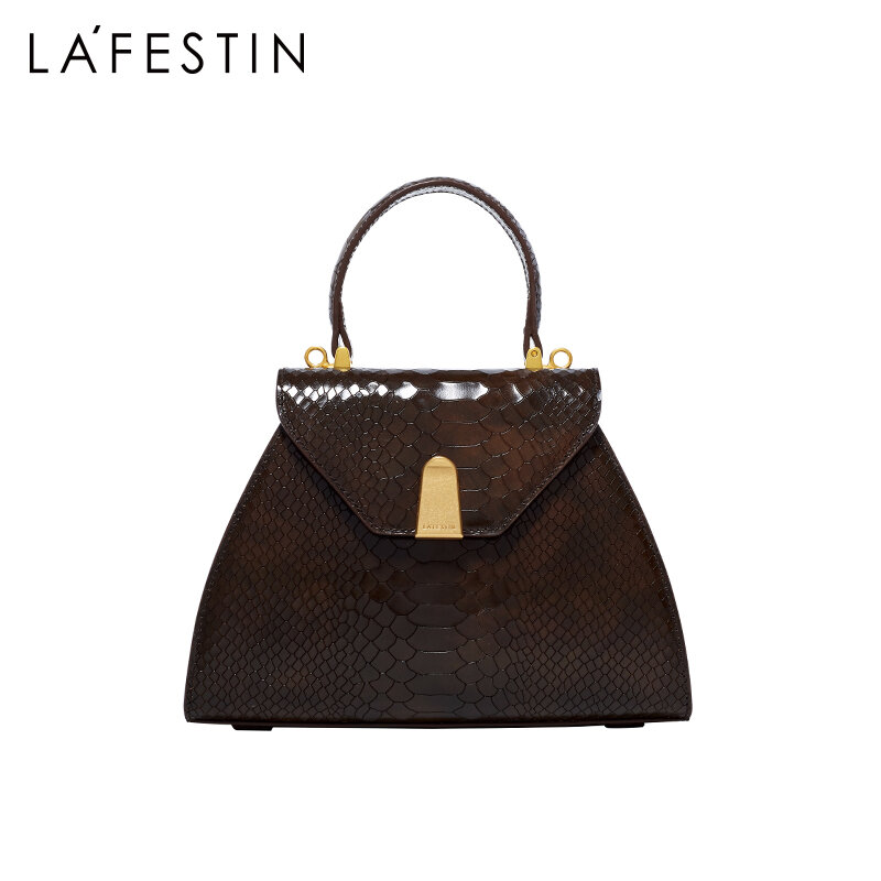 LA FESTIN 2020 del progettista del sacchetto di modo borsa femminile borsa di cuoio del sacchetto di spalla della borsa retrò di alta qualità semplice borsa delle donne del sacchetto