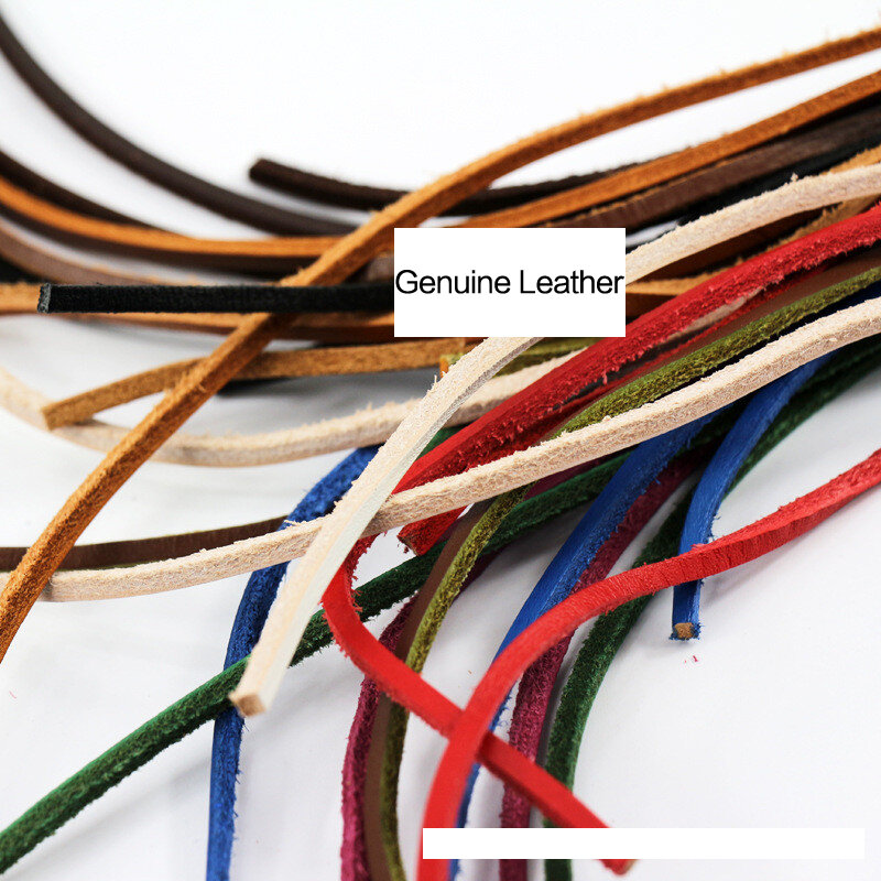 80cm-180cm Genuine Leather shoelaces 1 Pair Of Rawhide Leather Shoelaces Shoestrings Boot Shoe Laces wholesale drop shipping