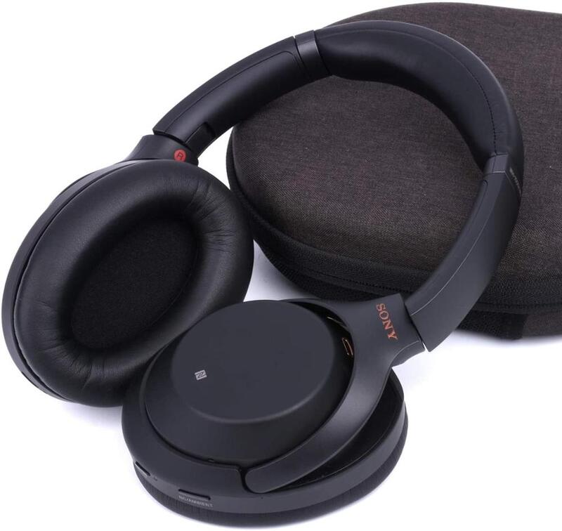 Pengganti Bantalan Telinga WH1000XM3 Profesional-Bantalan Telinga Kompatibel dengan Headphone Over-Ear Sony WH-1000XM3 dengan Soft Pro