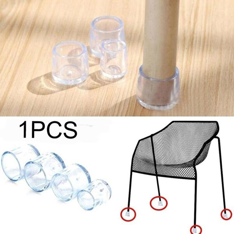 1PC 14~40mm Furniture Leg Foot Protector Table And Chair Foot Cover Silicone Wear-resistant Cap Noise Reduction Protect Floor