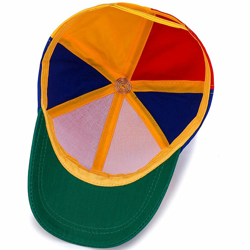 แฟชั่นที่มีสีสันไม้ไผ่ Dragonfly Patchwork หมวกเบสบอลผู้ใหญ่เฮลิคอปเตอร์ใบพัดผจญภัยตลกหมวกหมวก Snapback หมวก