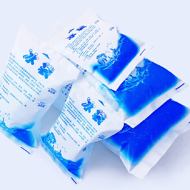 10Pcs Reusable Iceกระเป๋าน้ำฉีดIcing Coolerกระเป๋าปวดเย็นเครื่องดื่มตู้เย็นเก็บอาหารสดเจลแห้งแพ็คน้ำแข็ง