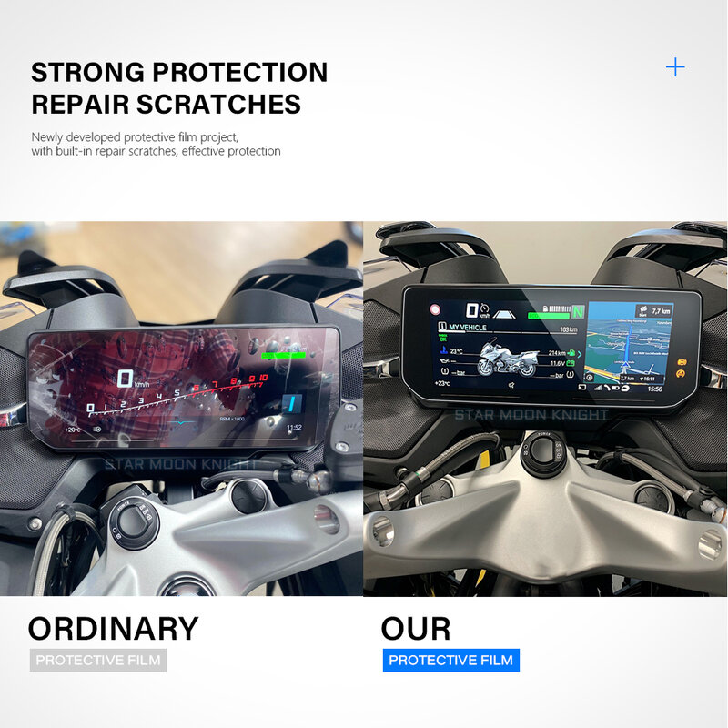 BMWモーターサイクル用のインストルメントフィルム,傷や衝撃を保護するための機器,1250 rt 2021,モデルR1250rtと互換性があります