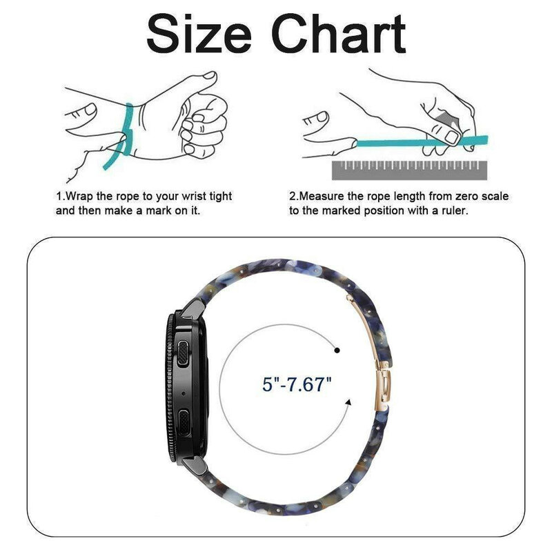 22mm Harz strap für Samsung Getriebe S3 bunte Armband Frauen männer strap 20mm für Samsung Galaxy uhr Aktive armband Gürtel