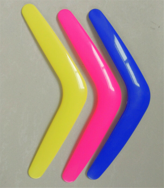 Boomerang en forma de V hecho a mano, plástico, diversión al aire libre, Deportes, luminoso, parque al aire libre, juguetes voladores especiales, platillo volador de disco volador