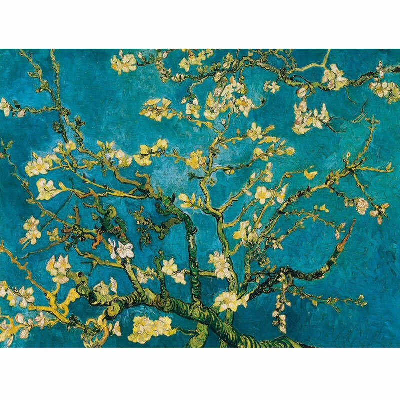 Pełne diamentowe kwadraciki DIY diamentowe malowanie gwiaździstej nocy Vincent Van Gogh dekoracje obraz z haftem diamentowym CrossStitch okrągłe do mozaiki