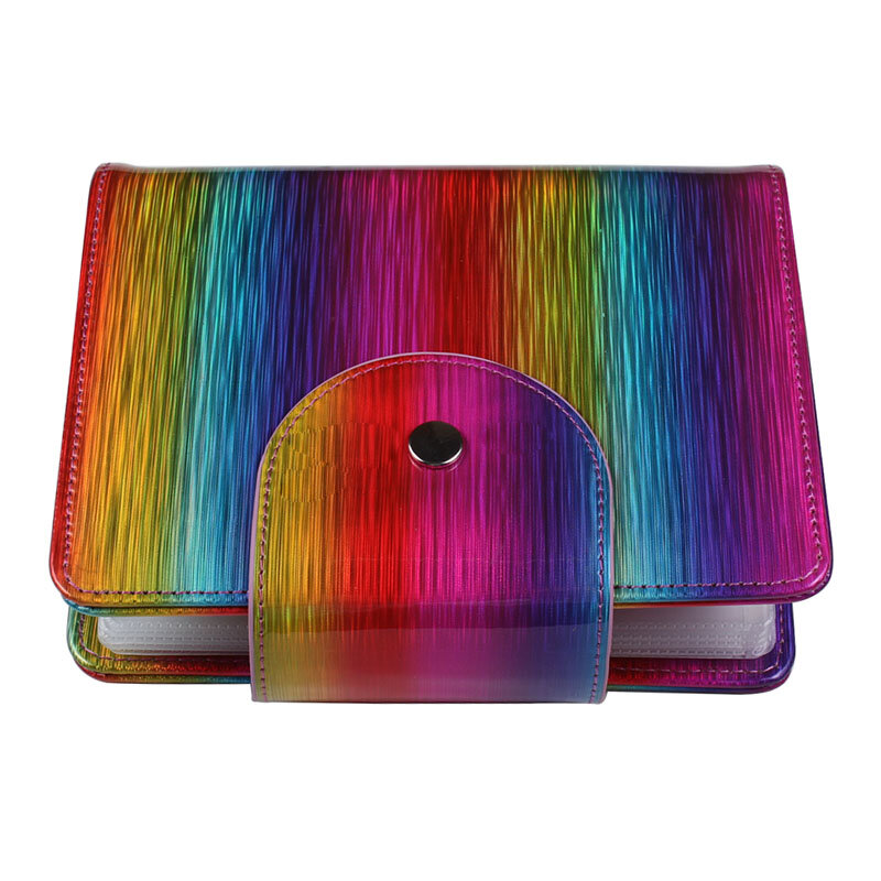 20Slots Laser Rainbow Stamping Plate Holder Case For 9.5x14.5cm Nail Art Plate Organizer Bag Nail Stamping Plate Storage Bag