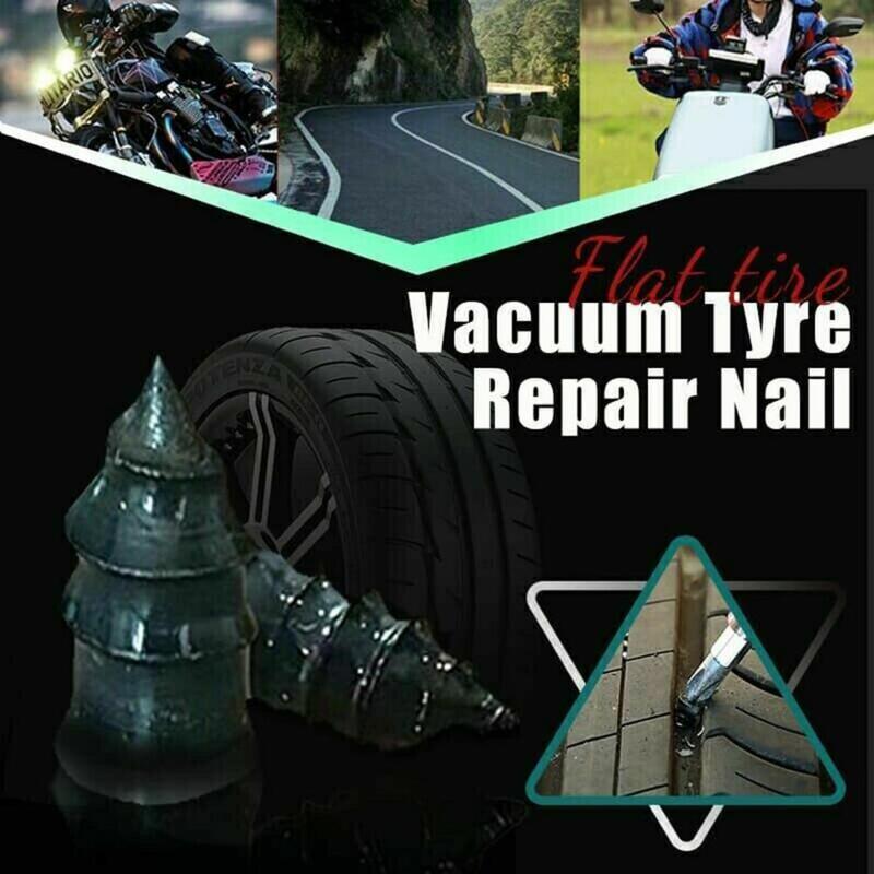 Tornillo de reparación de neumáticos para bicicletas eléctricas, herramienta de reparación de neumáticos ligera y portátil, eficiente, de Metal, 10 piezas