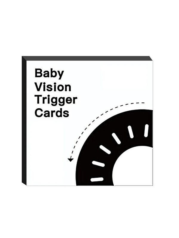 Baby High Contrast Flashcards Black And White Cards Learning Toys High-Quality And Convenient Double-sided Design Clean