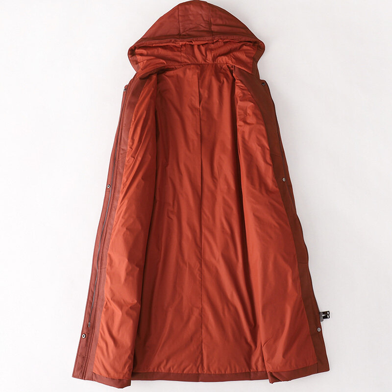 Jaqueta feminina vintage 2020, casaco feminino quente manteau femme zt4208