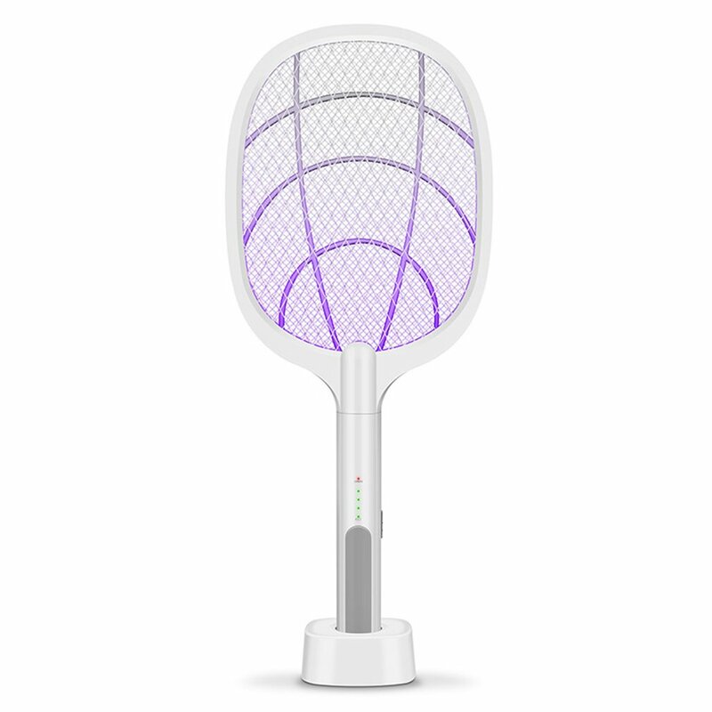 Anti raquette moustique elektryczna lampa zabijająca komary USB akumulator łapka na owady letnia mucha Swatter pułapka Home Bug Insect Racket
