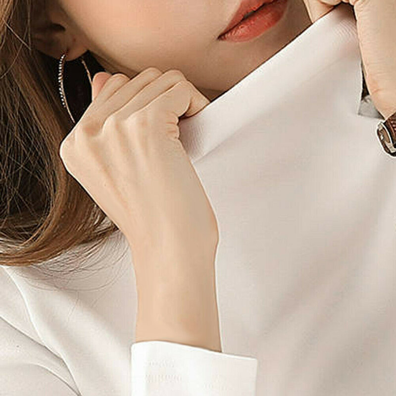 New Spring Autumn Ladies Solid Color Bottoming Shirts Tops Women Turtleneck Tops Long Sleeve Stretch Slim Warm Sweaters