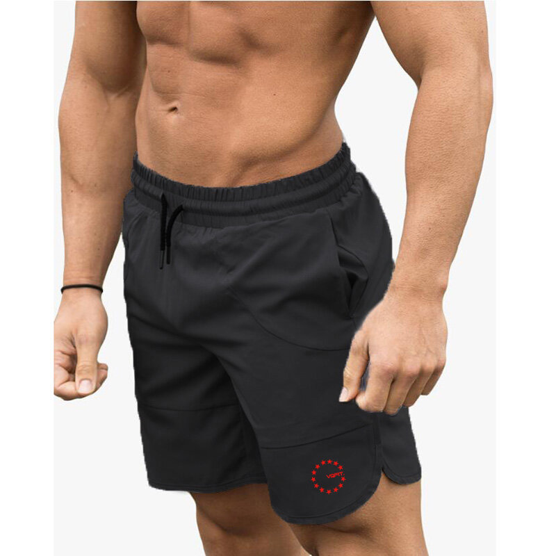 Brand Mens Casual Muscle Mesh Bodybuilding Comfortable Fashion Workout Gym Breathable Fitness Running Plus Size Sports Shorts