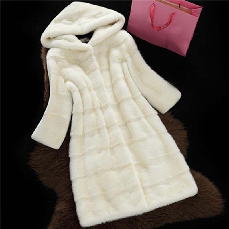 Feminino plus size colorido casual casaco de pele do falso capuz senhoras outono inverno elegante rosa quente macio outwear oversize jaqueta