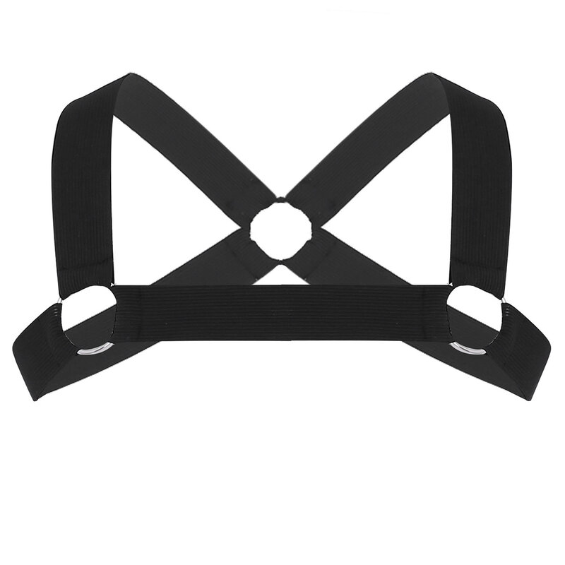 رجل مطاطا الكتف العضلات مربط صدر حزام X-شكل الظهر عبودية Catsuit الملابس الداخلية مثلي الجنس الذكور الهذيان حفلة الملهى