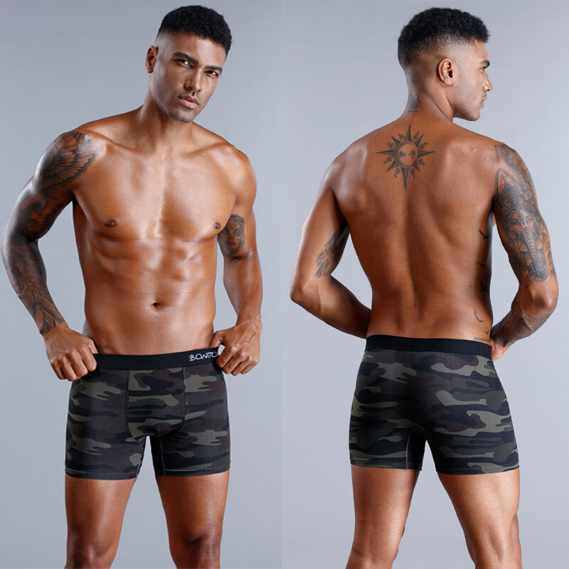 Uomo Undrewear Sexy Boxer in cotone per mutandine da uomo moda Boxer pantaloncini mutande maschili intimo da uomo Boxer all'ingrosso