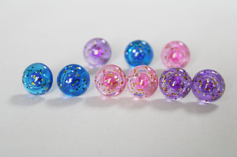 1000 stücke 14mm glitter runde augen rosa blau lila farbe sicherheit spielzeug augen mit waschmaschine für plüsch puppe farbe option