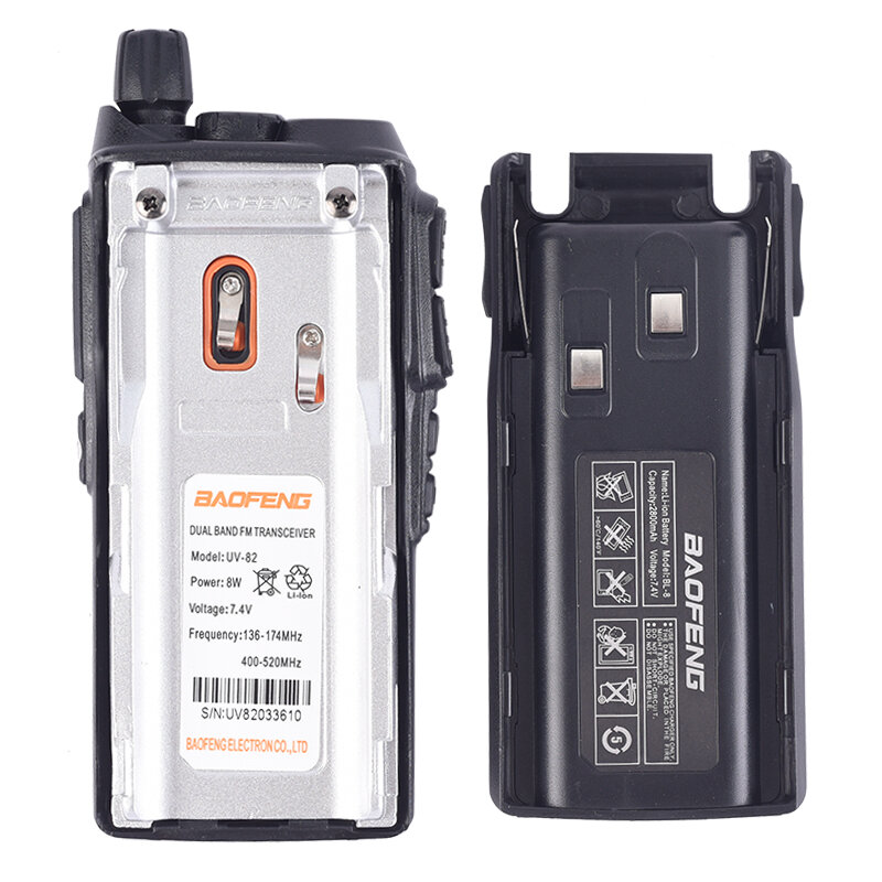 Baofeng Vero 8 W UV-82 Plus UHF radio a due vie Amador 8 watt ricetrasmettitore/10KM remote potente walkie-talkie CB portatile VHF