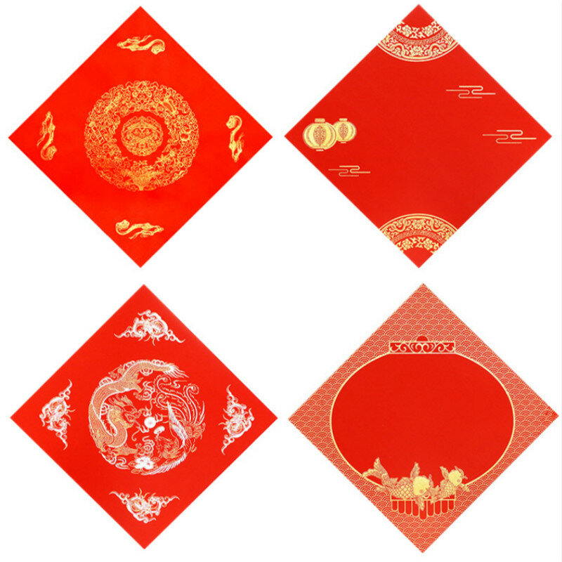 Красная бумага Xuan для китайского весеннего фестиваля, Diy фотобумага, китайский новый год, красная бумага Xuan, фотобумага