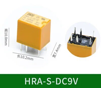 オリジナルHRA-S-DC3V、HRA-S-DC5V、HRA-S-DC9V、HRA-S-DC12Vピン、1a、新品、ロットあたり5個