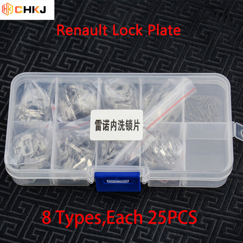 CHKJ 200PCS/Lot For Renault Inner Auto Car Lock Reed Plate Locking Plate Auto Lock Repair Accessories Kits Locksmith Supplies