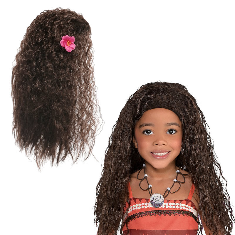 Nowe dziewczynek Anna Elsa peruka element ubioru warkocz syrenka fantazyjne makijaż nakrycia głowy dzieci impreza z okazji Halloween Cosplay włosy księżniczki dekoracji