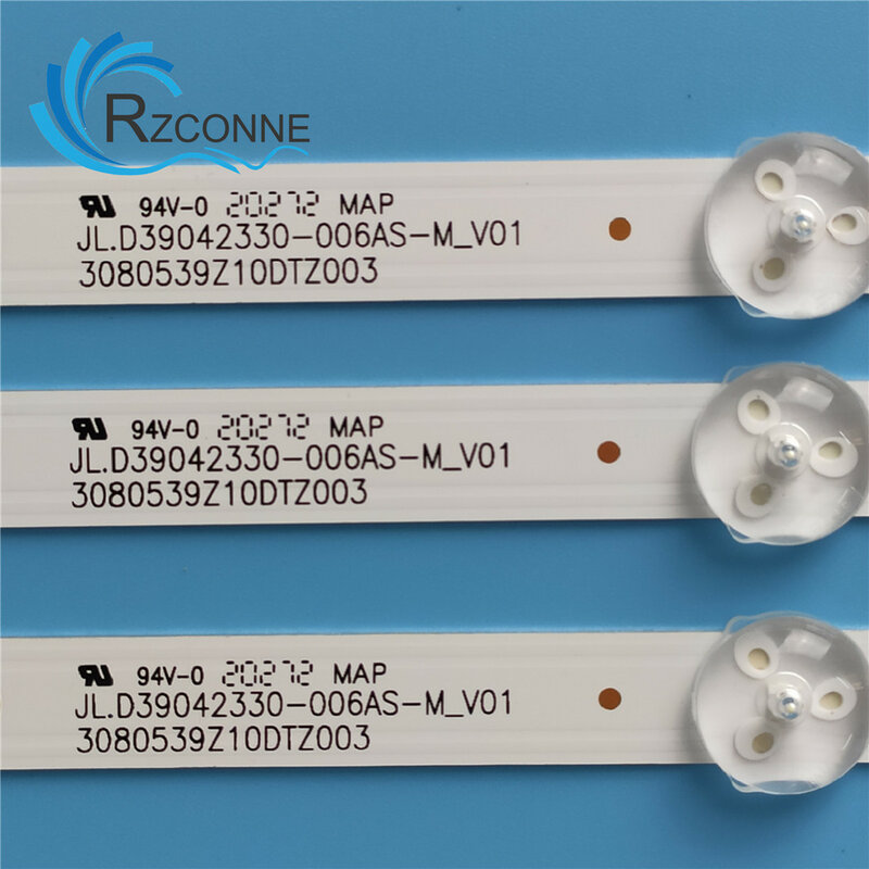 LED Backlight Strip 8หลอดไฟสำหรับ PIXEL 39 "ทีวี LE39Z1 JL.D39042330-006AS-M_V01 3080539Z10DTZ003 MS-L1795 6V/LED CX390DLEDM H39D7100E
