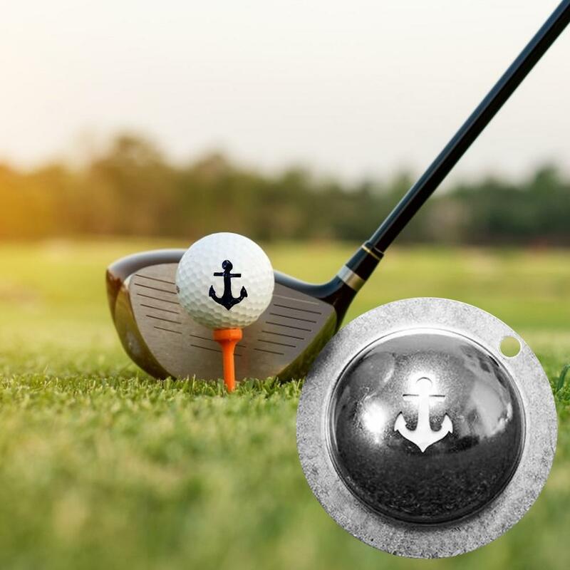 Golf Ball Liner Golf Ball Zeichnung Ausrichtung Schablonen Kennzeichnung Marker Tragbare Durable Edelstahl DIY Werkzeuge Verschiedene Stile