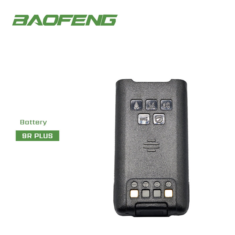 Original UV-9R plus Li-ion batería auricular micrófono para Baofeng impermeable Walkie Talkie UV-9R plusHam Batería de Radio