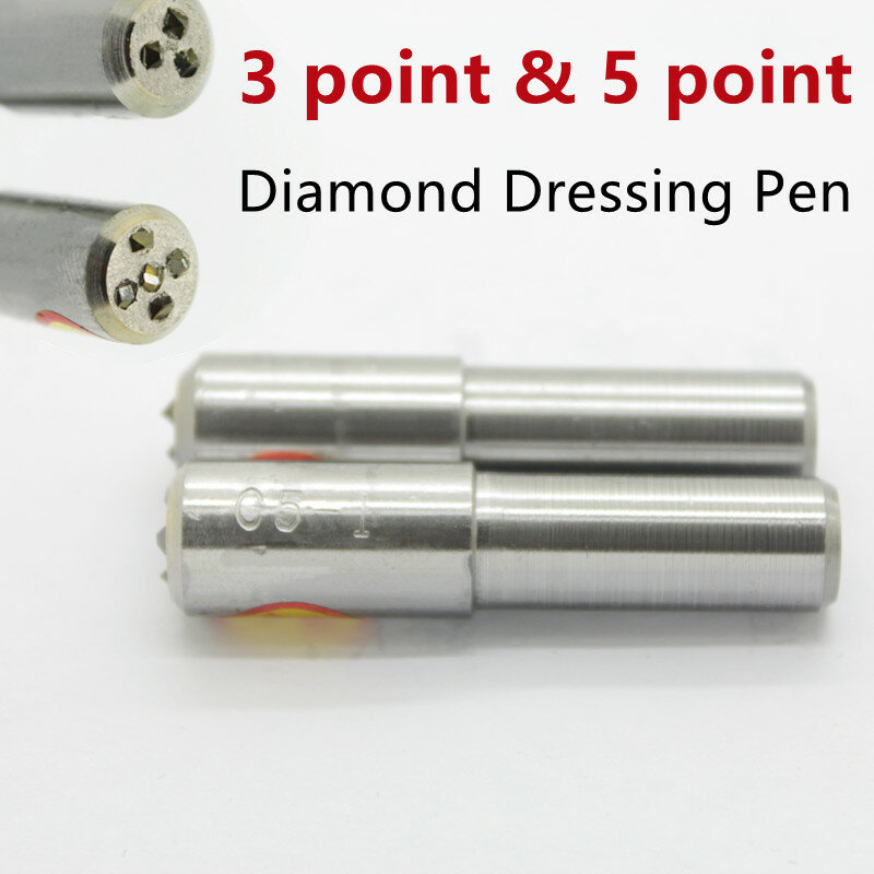 3 point 5  diamond dresser for grinding wheel grinder stone tool Dressing Pen Tapered Tip Repair Parts Abrasive cutter sharpener