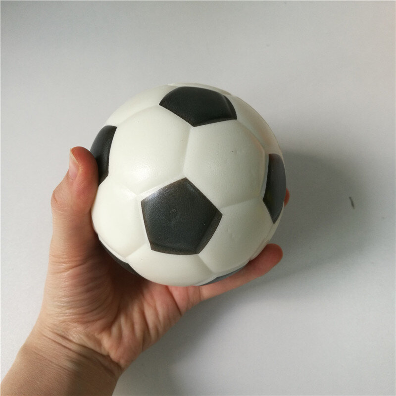 Toys Football Stress Ball Soft Foam Rubber Balls Squeeze Squishy Stress Relif Toys for Kids Children 6.3cm/10cm