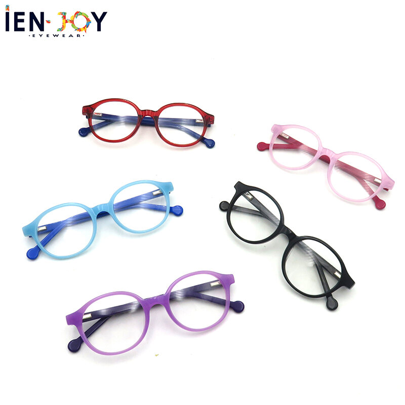 IENJOY Students Glasses Frame High Quality Acetate Eyeglasses for Children Eye glasses Optical Blue Light Blocking Eyewear