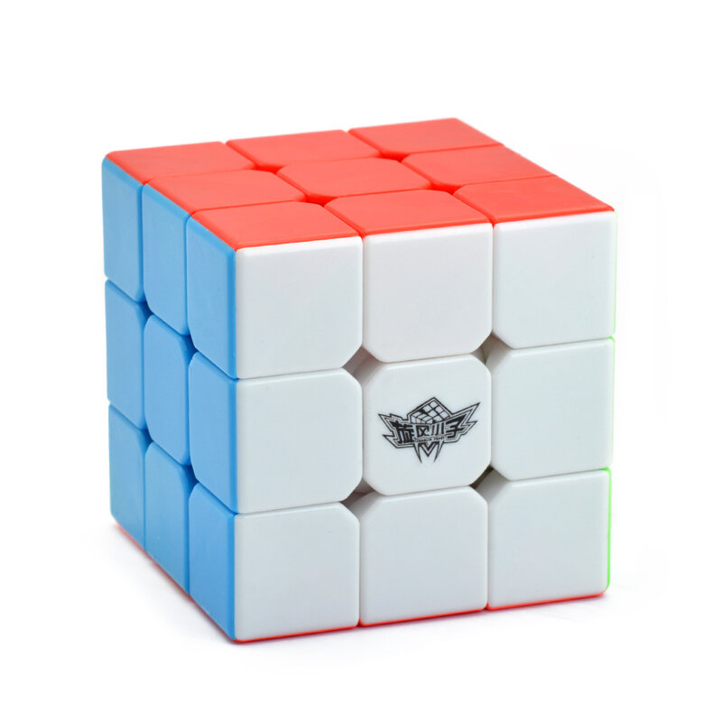 Cyclone boys cubo mágico 3x3 56mm, cubo mágico sem adesivos 3x3x3 quebra-cabeças de brinquedo 3*3*3