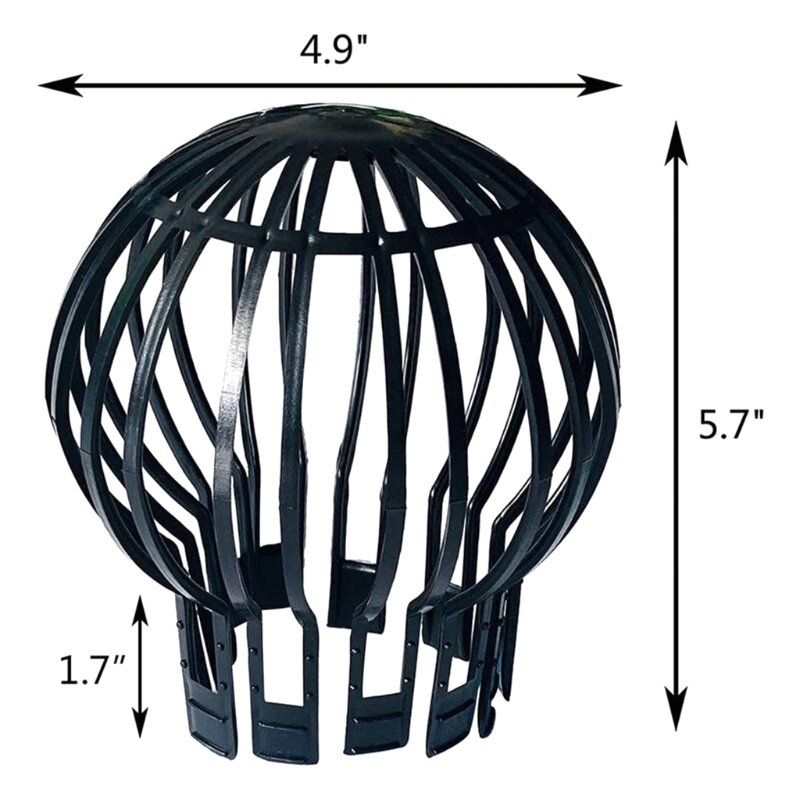 Flexibele Downspout Filter Plastic Gutter Ballon Beschermende Draagbare Filter Handig Protector Cleaner Goten
