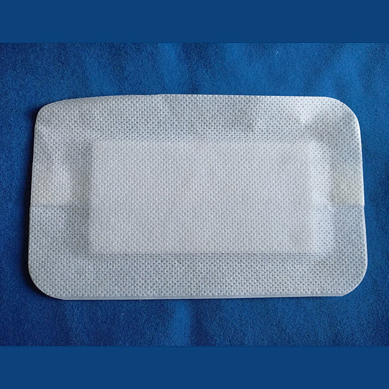 1Pcs 6*7Cm Medische Dressing Pad Absorberende Patch Schoonmaken Wondverzorging Zelfklevende Niet-geweven Doek toepassing Wondverband