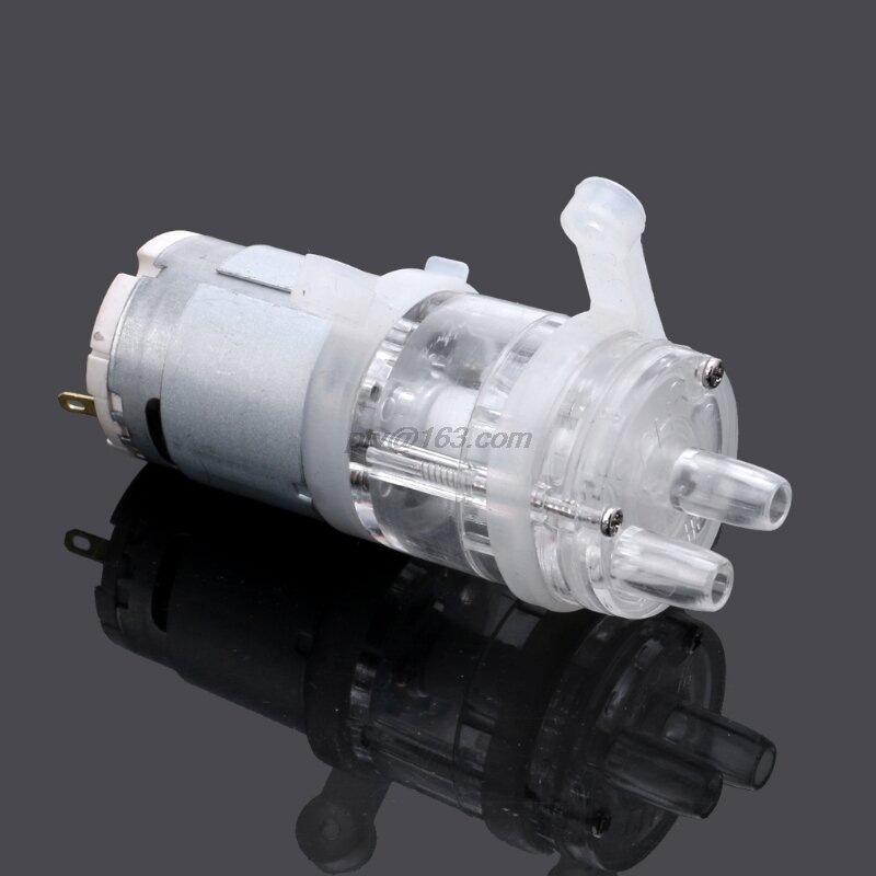 385 dc 6v-12v高温耐性100度摂氏ミニマイクロ水ポンプダイヤフラム水ポンプ真空ポンプ
