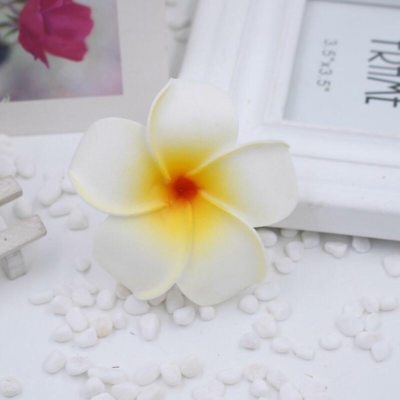 Vendita calda Hawaii simulazione fiore Clip di capelli tornante copricapo per accessori ornamenti di nozze festa uovo capelli fiore spiaggia
