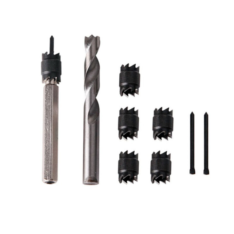 3/8" Double Sided High Speed Rotary Spot Weld Cutter Drill Bit Tool