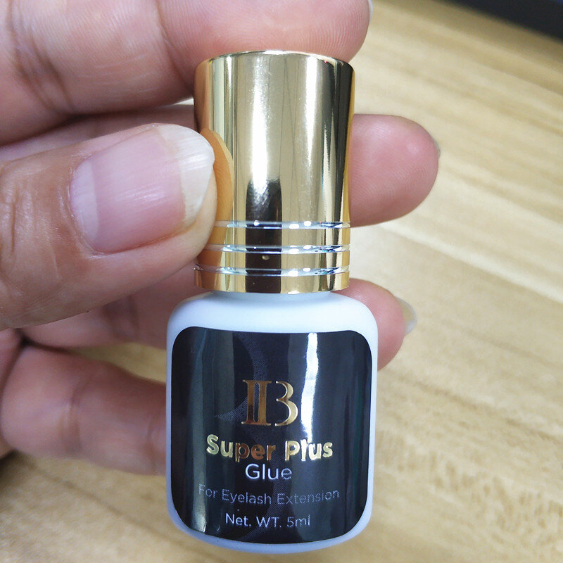 Pegamento para extensiones de pestañas IB Super Plus, adhesivo Original de 5ml, 1-2s, secado rápido, de larga duración, Envío Gratis